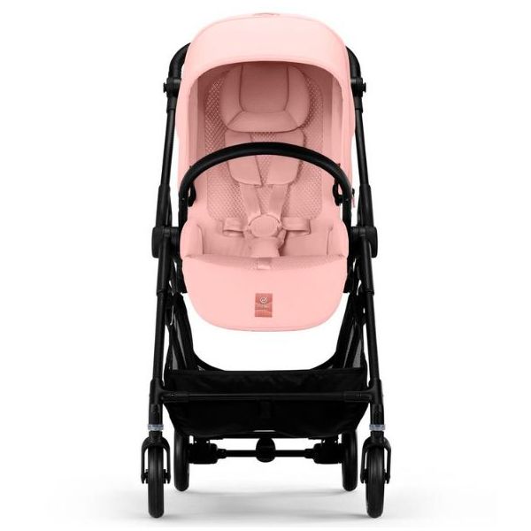 Poussette 2e âge Melio Carbon - Noir / Rose Bonbon