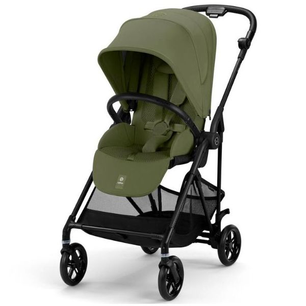 Melio Carbon Stroller - Black / Moss Green