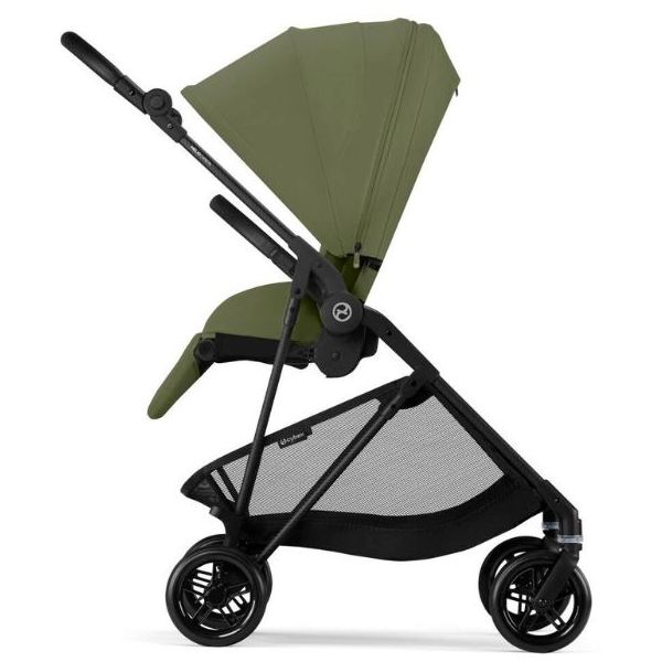 Melio Carbon Stroller - Black / Moss Green