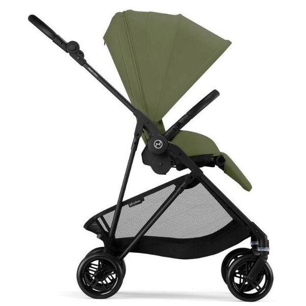 Melio Carbon Stroller - Black / Moss Green