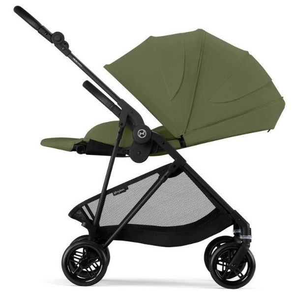 Melio Carbon Stroller - Black / Moss Green