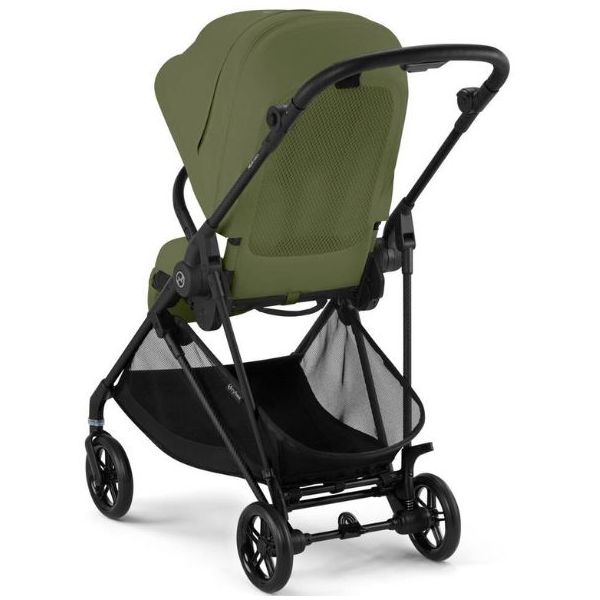 Melio Carbon Stroller - Black / Moss Green