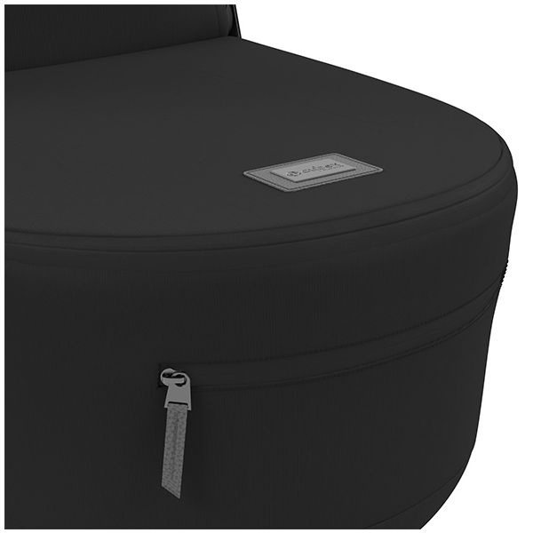 Poussette naissance et 2e âge Mios - Châssis Chrome Noir - Couleur de nacelle au choix