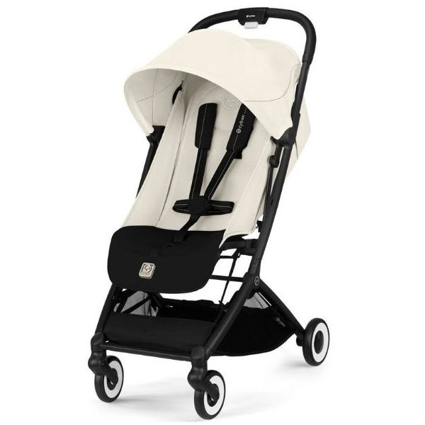 Orfeo Compact Seat Stroller - Black / Canvas White