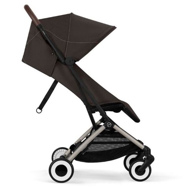 Poussette Compacte Orfeo - Taupe / Marron Chocolat