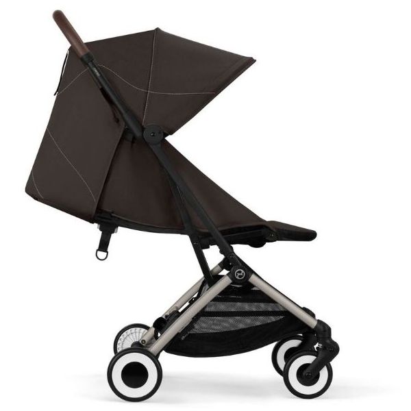 Poussette Compacte Orfeo - Taupe / Marron Chocolat