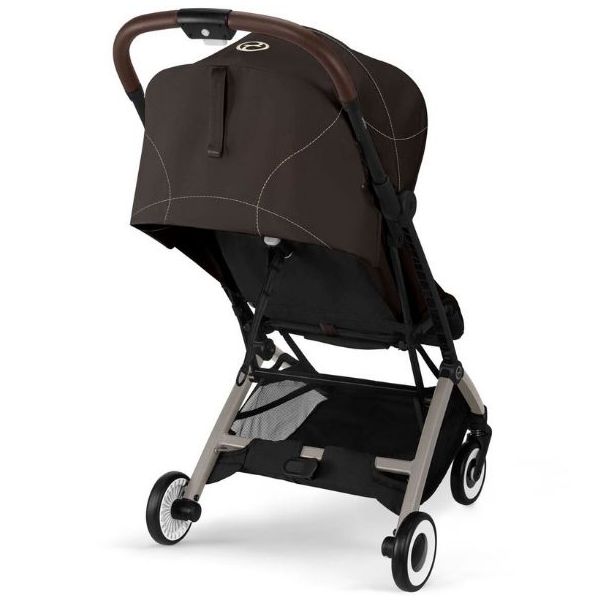 Poussette Compacte Orfeo - Taupe / Marron Chocolat