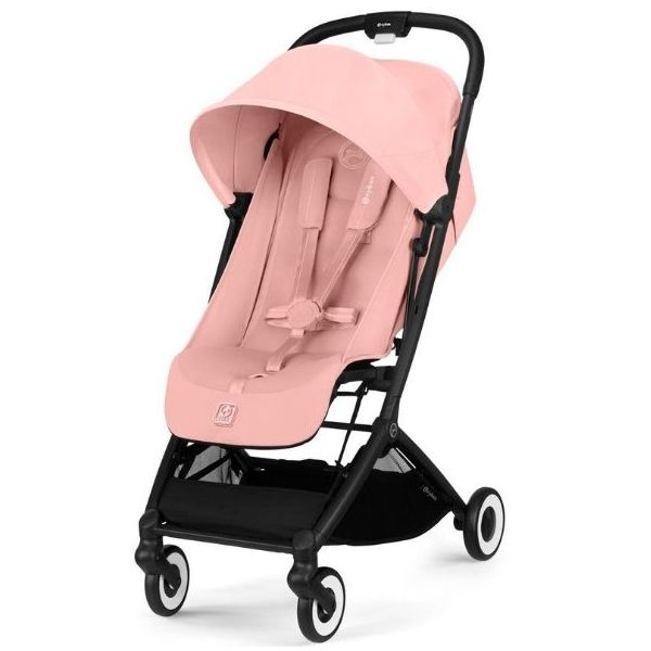 Orfeo Compact Seat Stroller - Black / Candy Pink