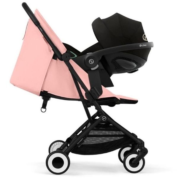 Orfeo Compact Seat Stroller - Black / Candy Pink