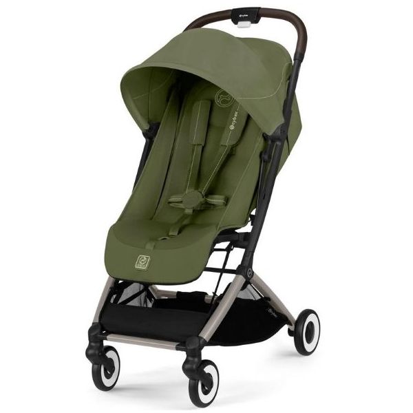 Orfeo Compact Seat Stroller - Taupe / Moss Green