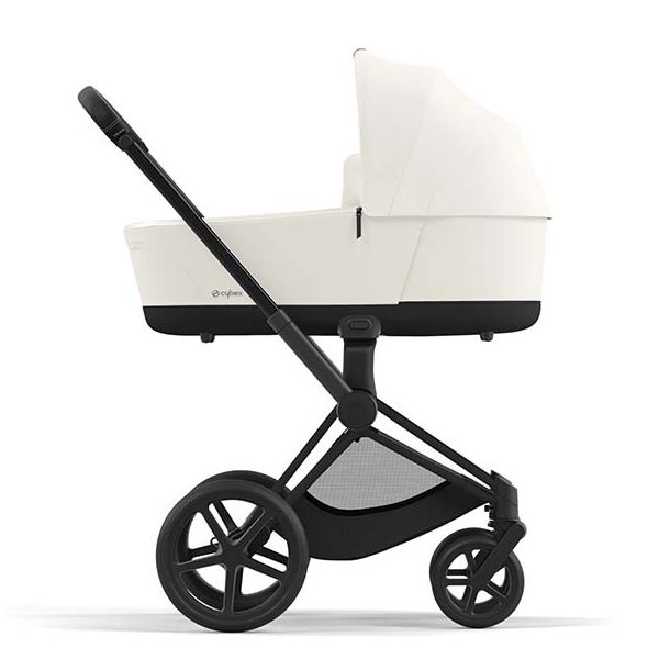 Poussette naissance et 2e âge Priam - Châssis Noir Mat - Couleur de nacelle au choix