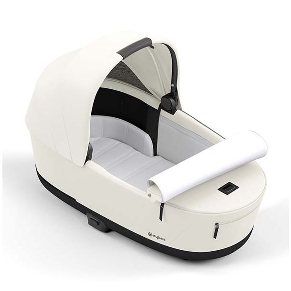 Poussette naissance et 2e âge Priam - Châssis Noir Mat - Couleur de nacelle au choix