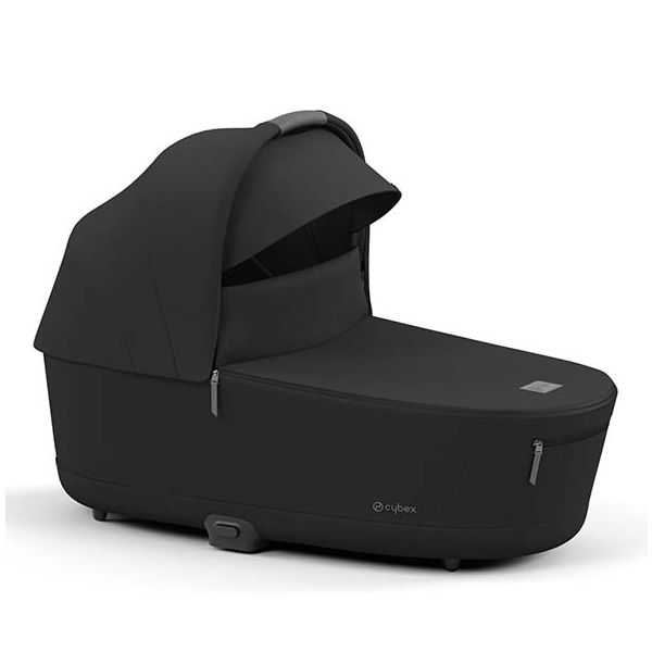 Poussette naissance et 2e âge e-Priam - Châssis Noir Mat - Couleur de nacelle au choix