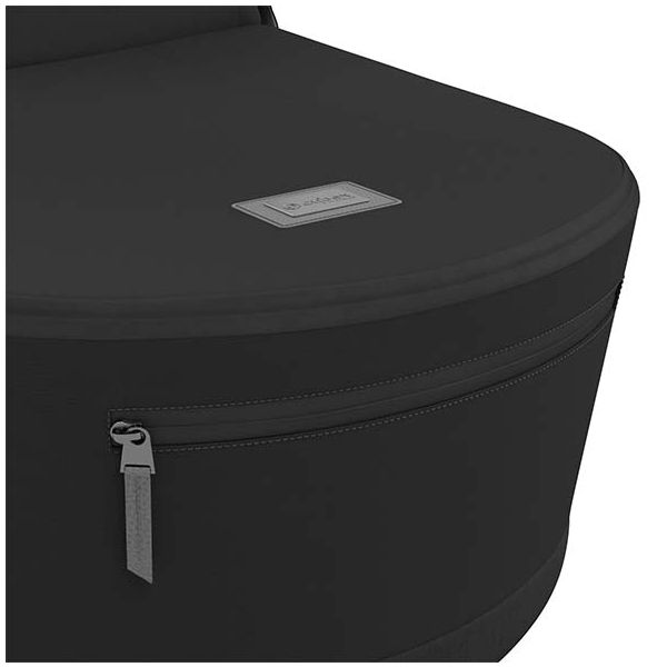 Poussette naissance et 2e âge e-Priam - Châssis Chrome Noir - Couleur de nacelle au choix