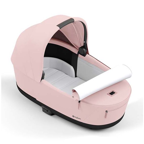 Poussette naissance et 2e âge e-Priam - Châssis Noir Mat - Couleur de nacelle au choix