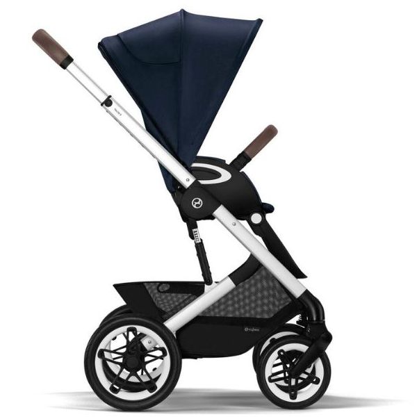 Poussette 2e âge Talos S Lux - Argent / Bleu Marine