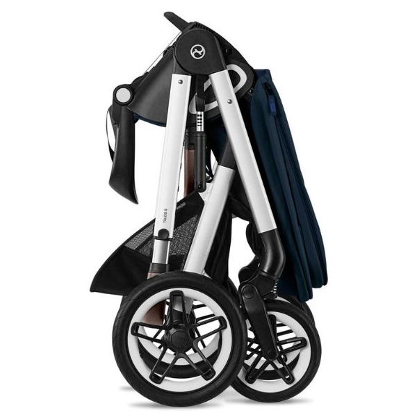 Poussette 2e âge Talos S Lux - Argent / Bleu Marine