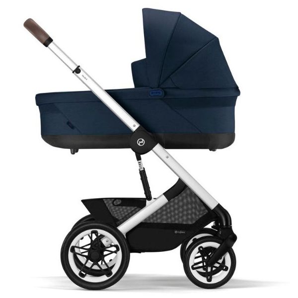 Poussette 2e âge Talos S Lux - Argent / Bleu Marine