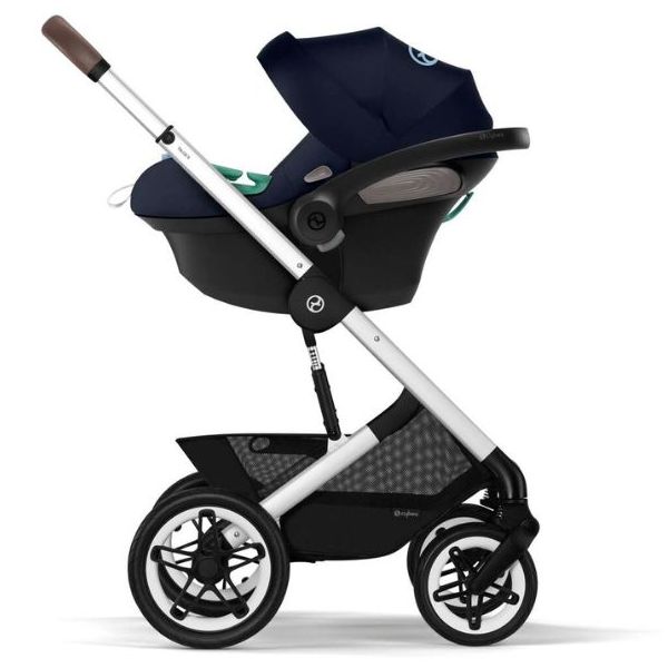 Poussette 2e âge Talos S Lux - Argent / Bleu Marine
