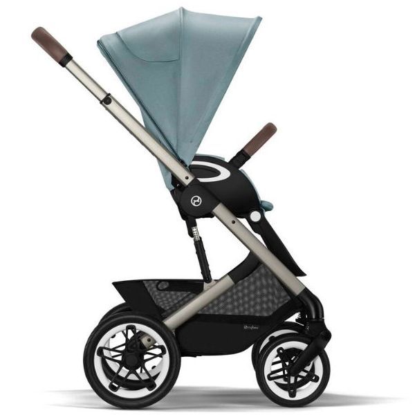 Talos S Lux Stroller - Taupe / Stormy Blue