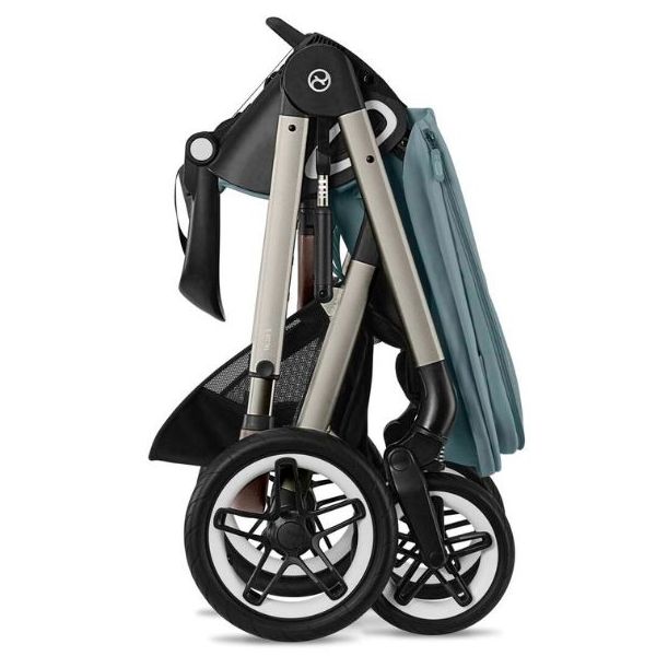 Talos S Lux Stroller - Taupe / Stormy Blue