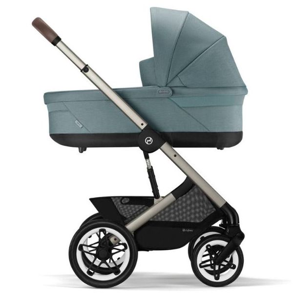 Talos S Lux Stroller - Taupe / Stormy Blue