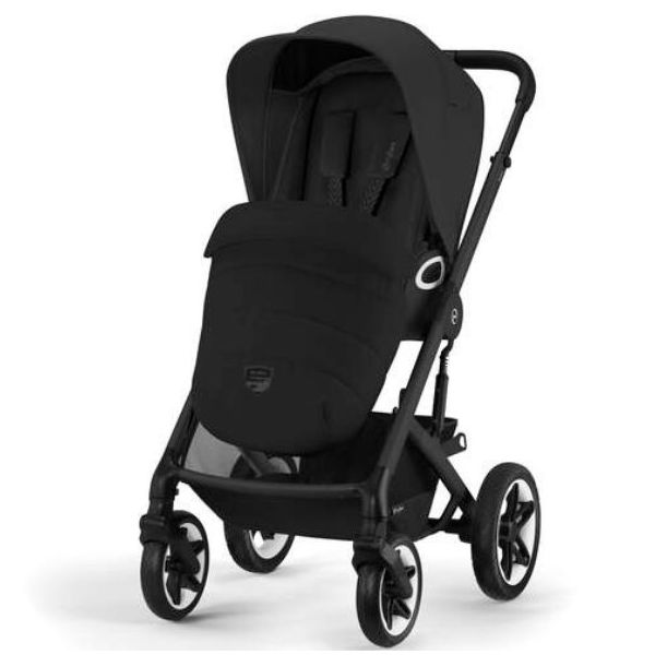 Talos S Lux Stroller - Black / Moon Black