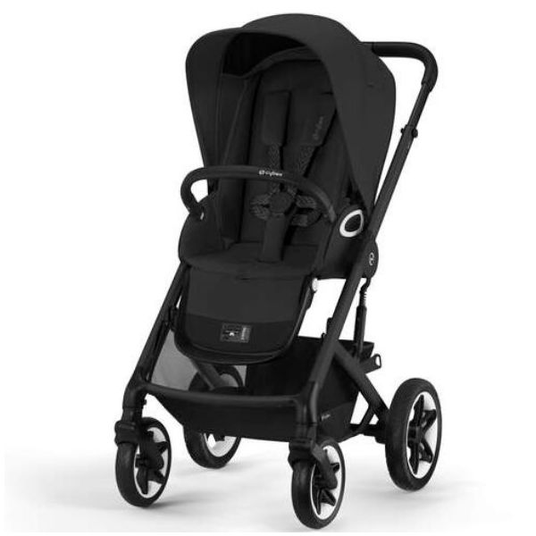Talos S Lux Stroller - Black / Moon Black