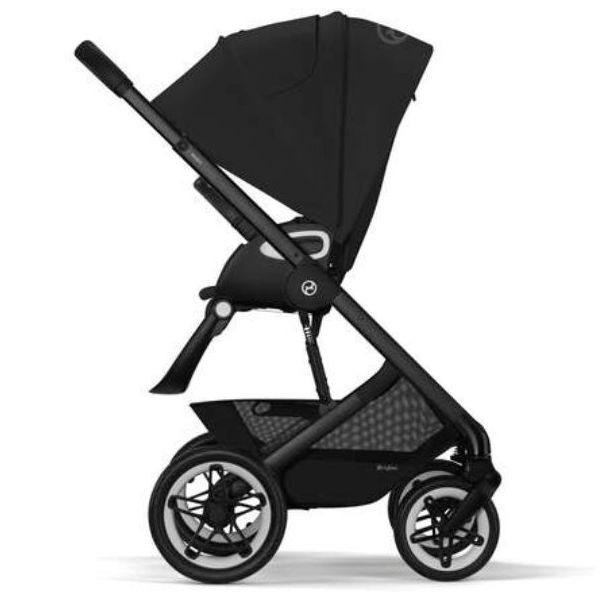 Talos S Lux Stroller - Black / Moon Black