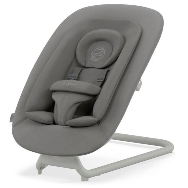 Gold Bouncer Stand - Suede Grey