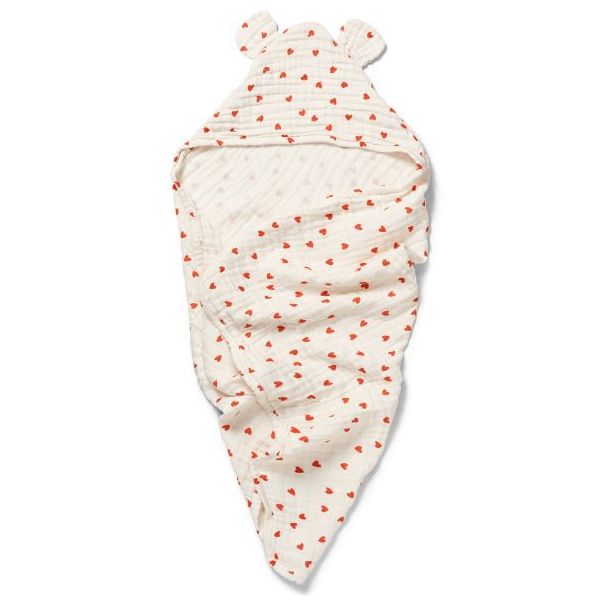 Balou Muslin Baby Hooded Towel - Little Love