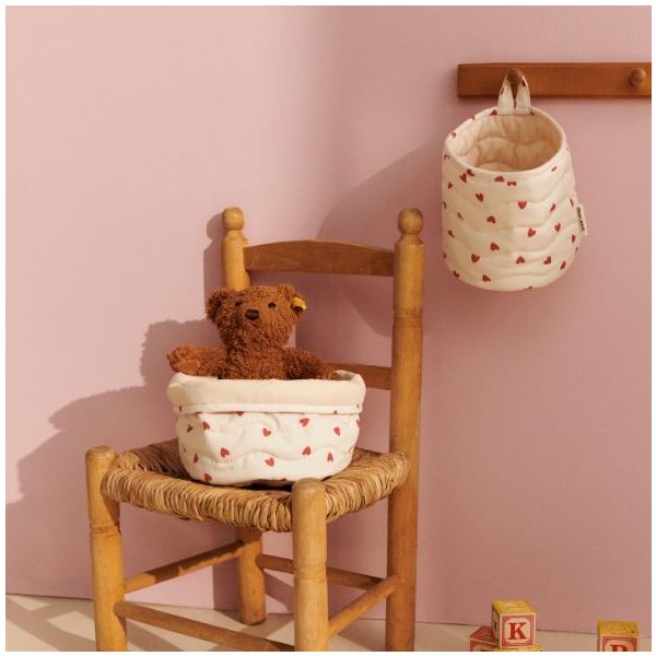 Set of 2 Kiki Quilted Storage Basket - Little Love