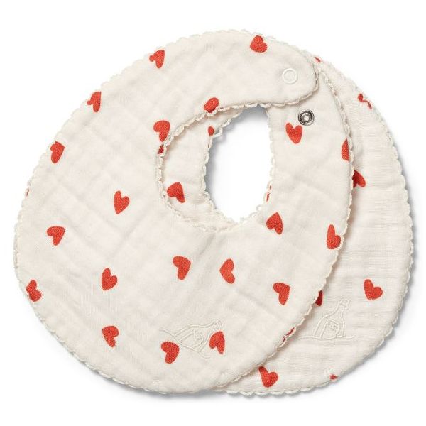 Set of 2 Koa bandana bib - Little Love