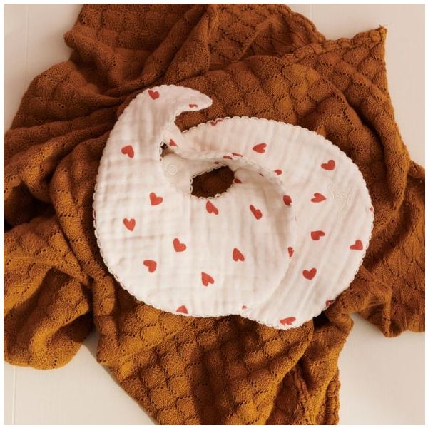 Set of 2 Koa bandana bib - Little Love