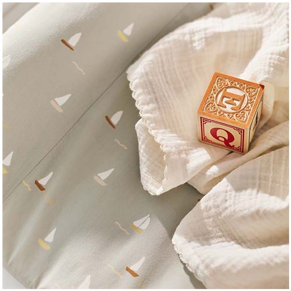 Matelas à langer Dove - Grand modèle - Voiliers