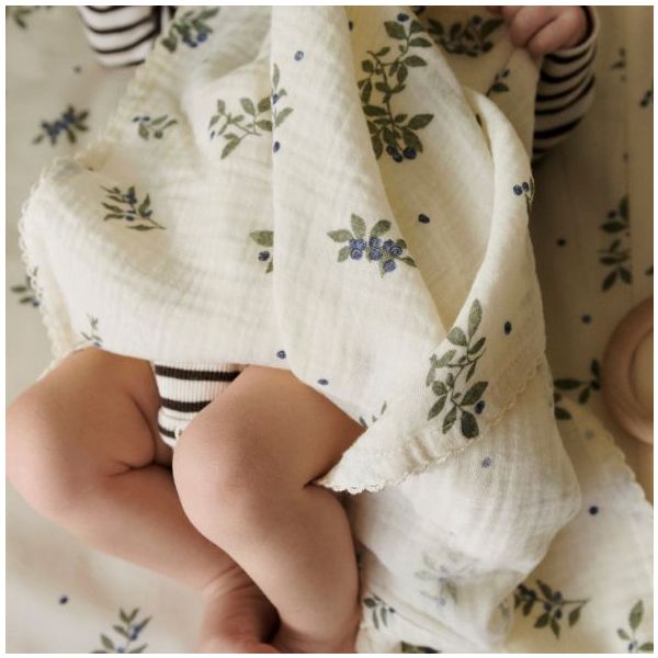 Mio Muslin Cloth - 3 Pack - Blueberries