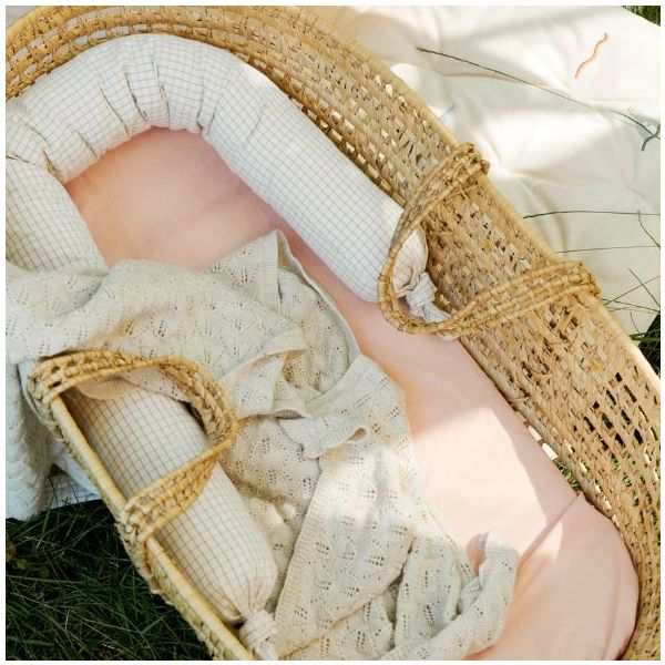 Tour de lit boudin mini Mira - Mini Carreaux