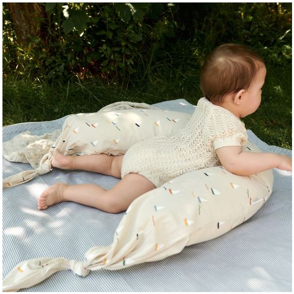 Nami Nursing Pillow with Ties - Pond Boats