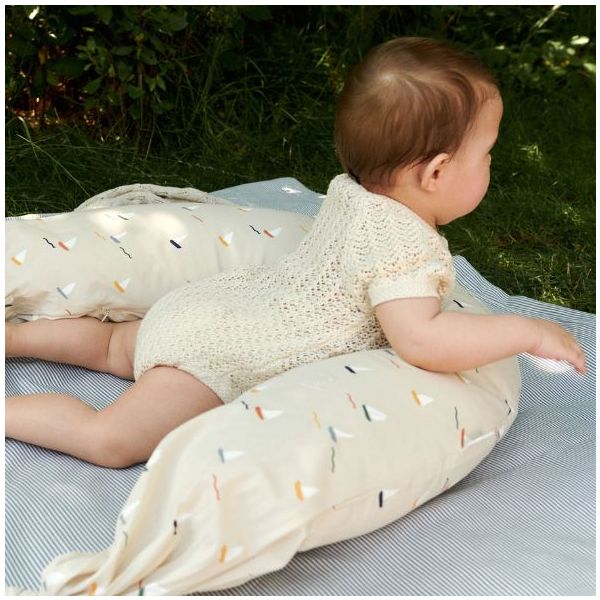 Nami Nursing Pillow with Ties - Pond Boats