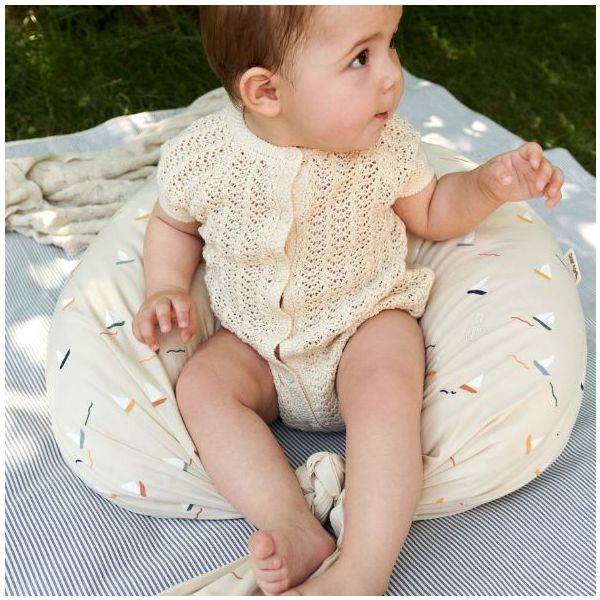 Nami Nursing Pillow with Ties - Pond Boats