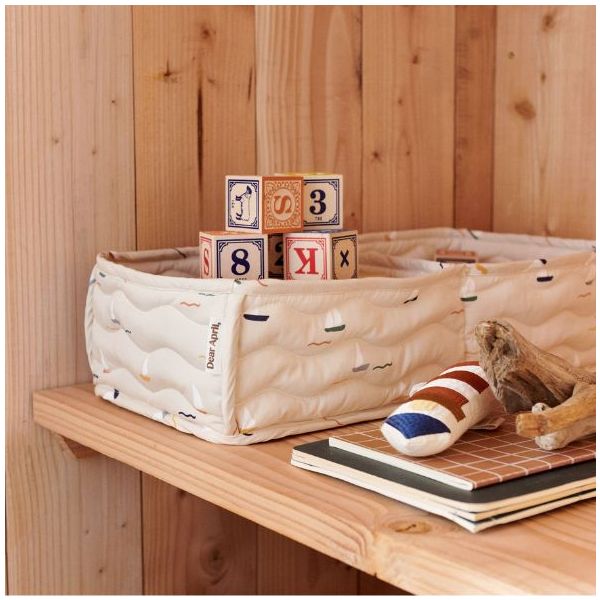 Double panier de rangement Otto - Bateaux