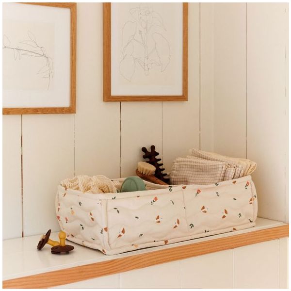 Double panier de rangement Otto - Oiseaux