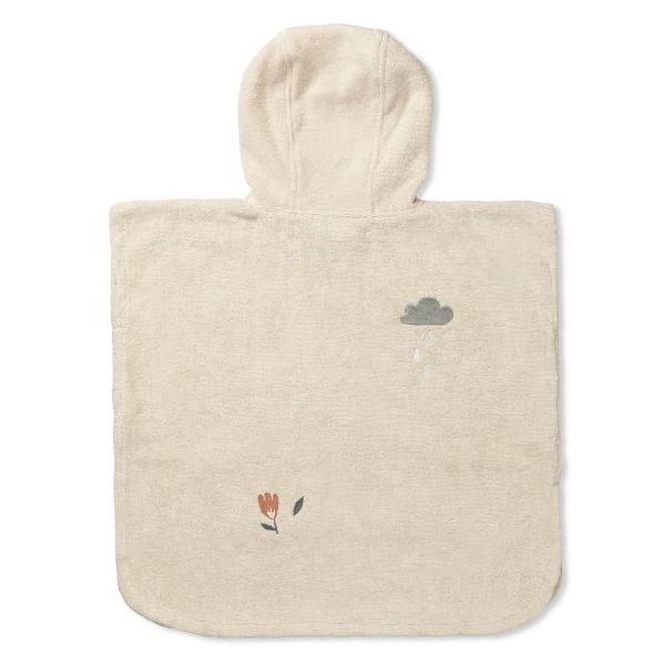 Puk Embroidered Terry Bath Poncho - Harmony