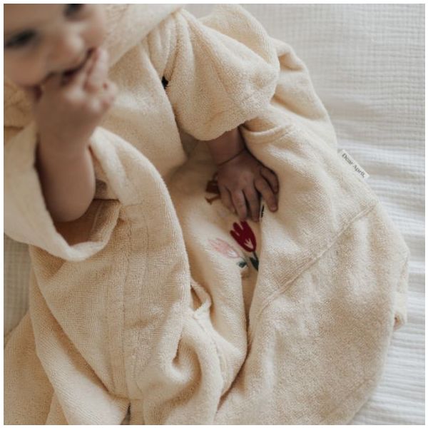 Puk Embroidered Terry Bath Poncho - Harmony