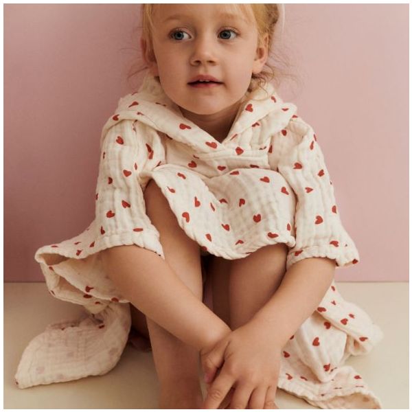 Ponyo Muslin Bath Poncho - Little Love