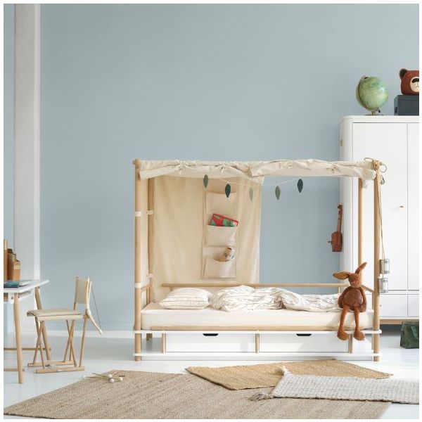 Rangement mural en toile Pippa - Naturel