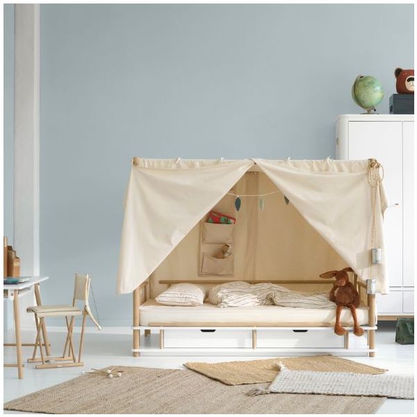 Rangement mural en toile Pippa - Naturel