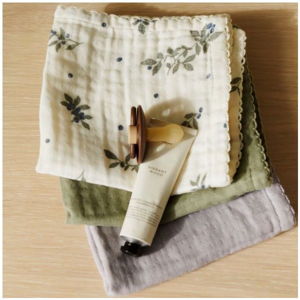 Ren Muslin Cloth - 3 Pack - Blueberries Mix