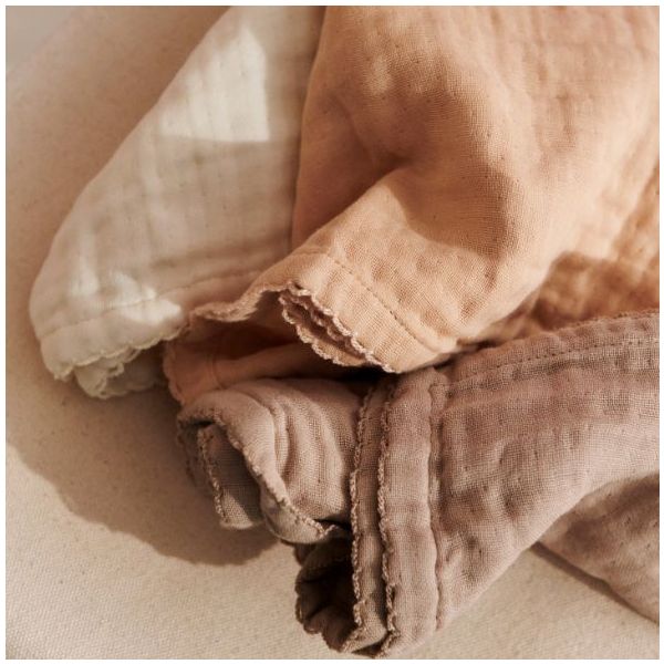 Ren Muslin Cloth - 3 Pack - Natural Mix