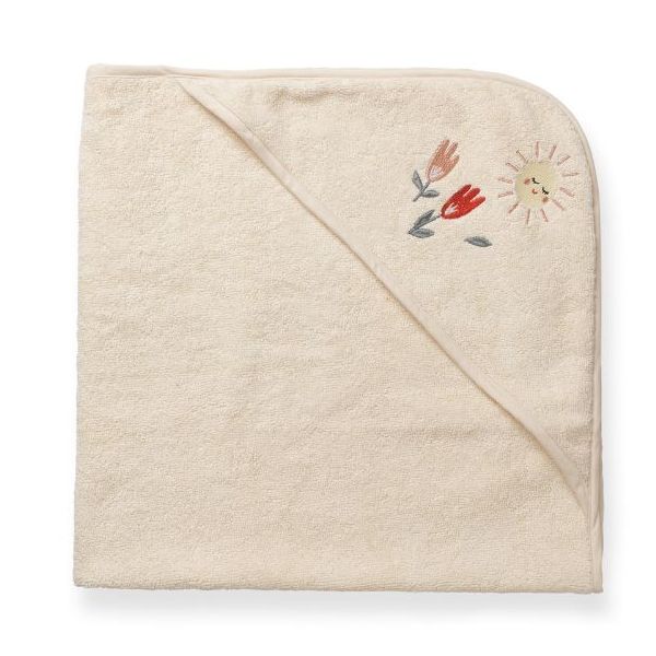 Petal Embroidered Baby Hooded Towel - Harmony